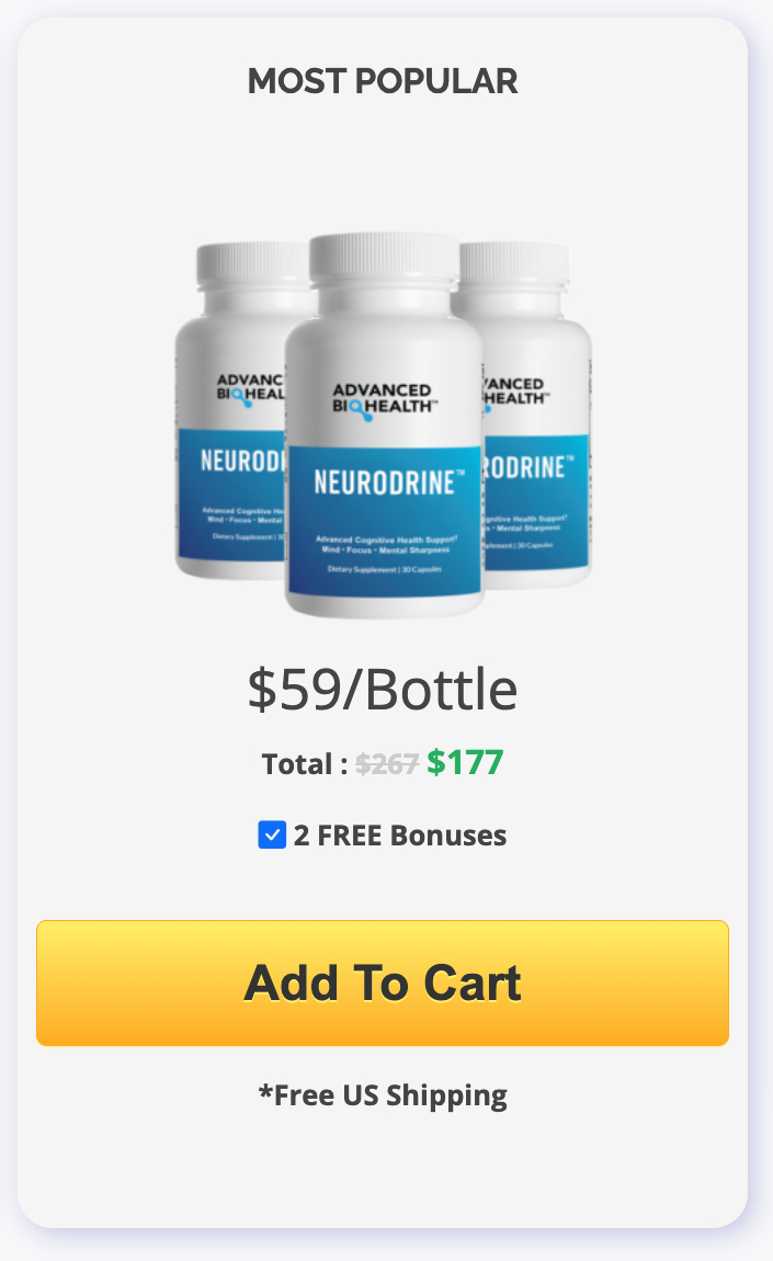 Neurodrine - 3 Bottles